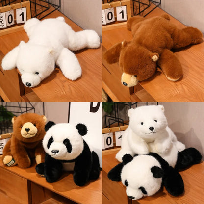 Weighted Hug Plush — Panda, Polar Bear, Sloth & More (30cm / 45cm)