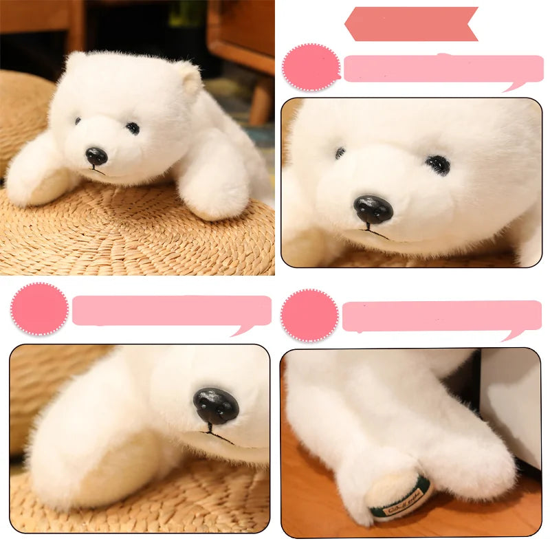 Weighted Hug Plush — Panda, Polar Bear, Sloth & More (30cm / 45cm)